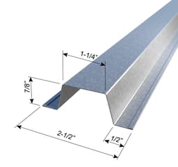 Hemmed edges only available on 18mil (25ga)